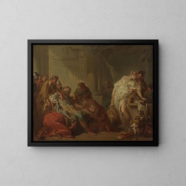 La morte di Méléagre - François Boucher — quadro incorniciato alla parete