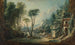 Paesaggio pastorale con fiume - François Boucher — vista dell’opera