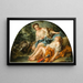 Ninfe cacciatrici - François Boucher — quadro incorniciato alla parete