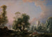 Paesaggio idilliaco con donna che pesca - François Boucher — vista dell’opera
