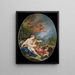 Giove e Callisto - François Boucher — quadro incorniciato alla parete