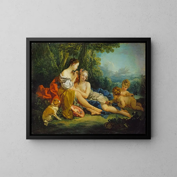 Toilette pastorale - François Boucher — quadro incorniciato alla parete