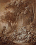 Pastorale al flautista - François Boucher — vista dell’opera