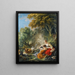 Lire la lettre - François Boucher — quadro incorniciato alla parete