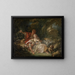 Pastori e pastorelle - François Boucher — quadro incorniciato alla parete