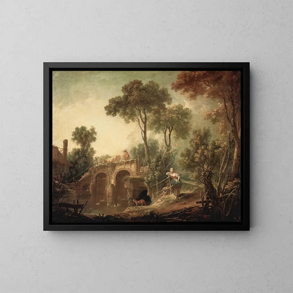 Le Pont - François Boucher — quadro incorniciato alla parete