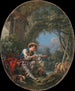 L'invio del messaggero - François Boucher — vista dell’opera