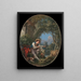 L'invio del messaggero - François Boucher — quadro incorniciato alla parete