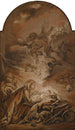 La Nativité avec un ange en vol - François Boucher — vista dell’opera