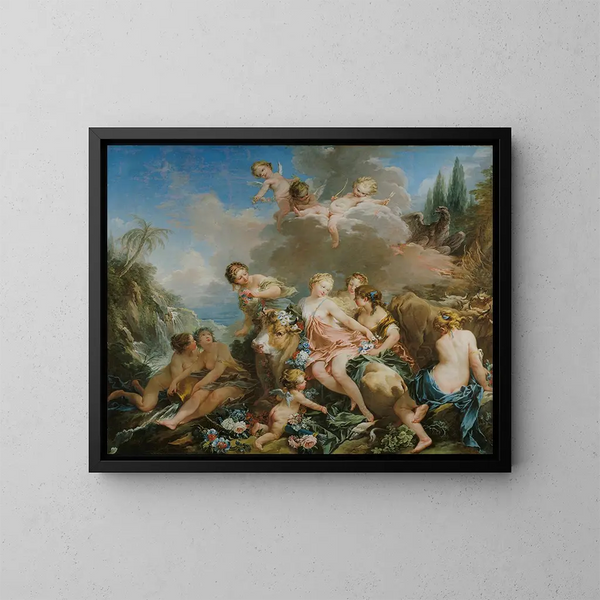 Le Viol d'Europe - François Boucher — quadro incorniciato alla parete