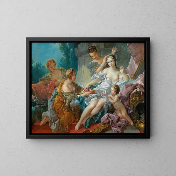 La Toilette de Vénus - François Boucher — quadro incorniciato alla parete