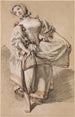 Giovane contadina che danza - François Boucher — vista dell’opera