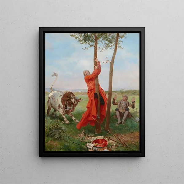 La bolla papale - François Brunery — quadro incorniciato alla parete