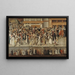 Processione della Lega sull'isola della Città all'uscita di Notre-Dame - François Bunel — quadro incorniciato alla parete