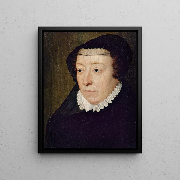 Ritratto di Caterina de' Medici 1519-1589 regina di Francia - François Clouet — quadro incorniciato alla parete