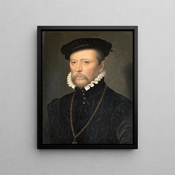 Ritratto di François de Scepeaux - François Clouet — quadro incorniciato alla parete
