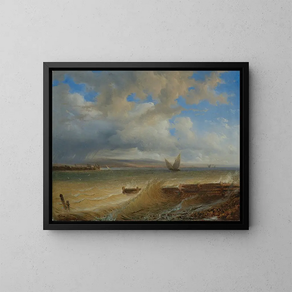 L'orage - François Diday — quadro incorniciato alla parete