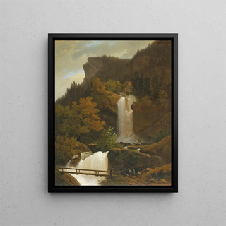 Franois Diday - The Waterfall Of Wandel Near Brienz.webp