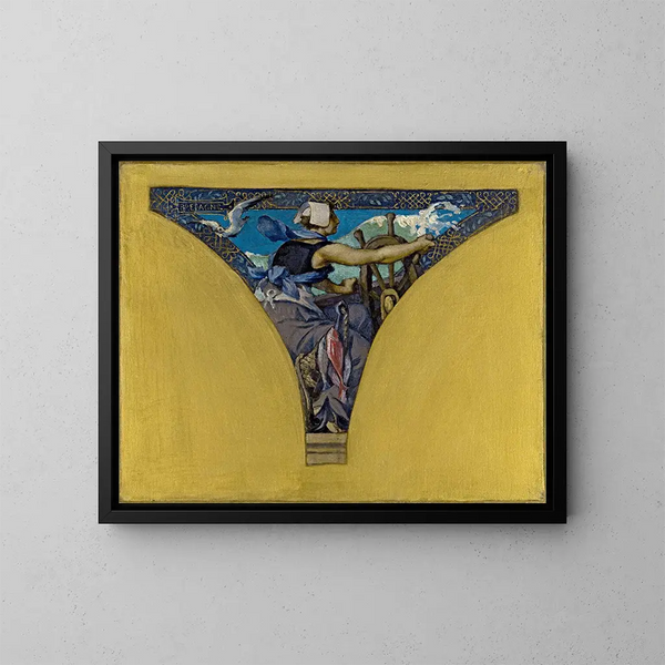 La Bretagne - François Émile Ehrmann — quadro incorniciato alla parete