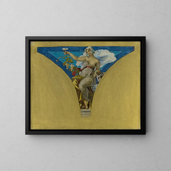 La Champagne - François Émile Ehrmann — quadro incorniciato alla parete
