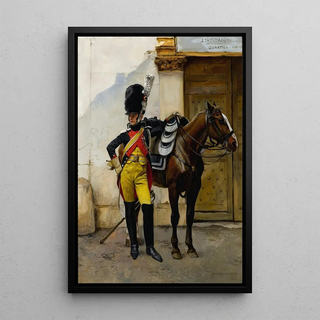 Franois Flameng - An Elite Soldier Of The Imperial Guard.webp