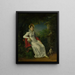 Caroline Ferdinand Louise de Sicile 1798-1870 Sposa di Carlo Ferdinando Duca di Berry nel parco di Bagatelle nel bosco di Boulogne vicino a Parigi - François Gérard — quadro incorniciato alla parete