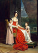 Julie Bonaparte en reine d'Espagne avec ses filles Zénaïde et Charlotte - François Gérard — vista dell’opera