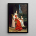 Julie Bonaparte en reine d'Espagne avec ses filles Zénaïde et Charlotte - François Gérard — quadro incorniciato alla parete