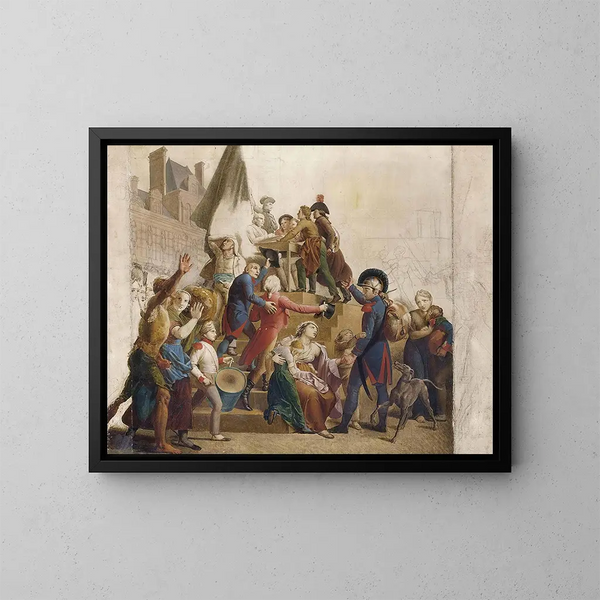 La Patrie en danger - François Gérard — quadro incorniciato alla parete