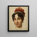 Ritratto di una giovane donna - François Gérard — quadro incorniciato alla parete