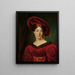 Ritratto di Madame Lestapis e Boode Figlia di Henry Boode - François Joseph Kinson — quadro incorniciato alla parete