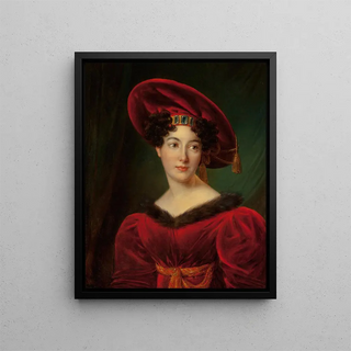 Franois Joseph Kinson - Portrait of Madame Lestapis ne Boode Daughter of Henry Boode.webp