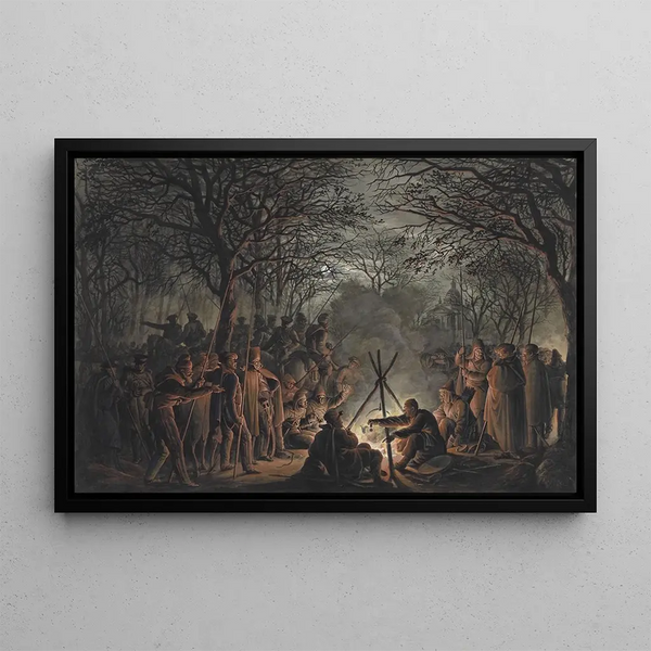 Franois Joseph Pfeiffer II - Kamp van de kozakken buiten de Muiderpoort te Amsterdam 1813.webp