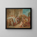 Il Cristo che guarisce il cieco - François Lemoyne — quadro incorniciato alla parete