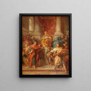 Franois Lemoyne - Elymas the Sorcerer Struck with Blindness sketch.webp