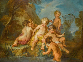 Les Amours des pêcheurs - François Lemoyne — vista dell’opera