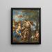 Venere e Adone - François Lemoyne — quadro incorniciato alla parete