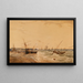 Le Port de Calais - François Louis Thomas Francia — quadro incorniciato alla parete