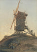 Moulin sur une colline dans un paysage - François Louis Thomas Francia — vista dell’opera