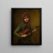 Il giovane violinista - François Martin-Kavel — quadro incorniciato alla parete