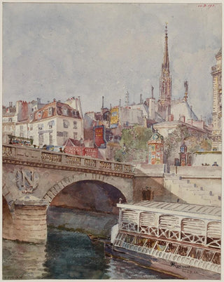 Franois Max Bugnicourt - Le pont SaintMichel.webp