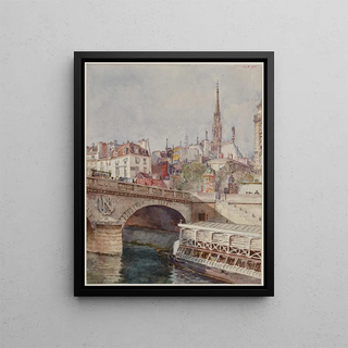 Franois Max Bugnicourt - Le pont SaintMichel.webp