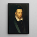 Portrait d'Henri III 1551-1589 re di Francia - François Quesnel | Reproduction — quadro incorniciato alla parete