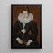 Portrait d'une noble française - François Quesnel — quadro incorniciato alla parete
