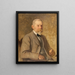 Ritratto dell'architetto Charles Louis Girault 1851-1932 - François Schommer — quadro incorniciato alla parete
