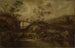Paesaggio con un ponte a cascata e figure di staffage - François van Knibbergen — vista dell’opera