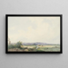 Paesaggio con praterie vicino alle dune - Frans Arnold Breuhaus de Groot — quadro incorniciato alla parete