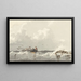 Barche a remi in mare - Frans Arnold Breuhaus de Groot — quadro incorniciato alla parete