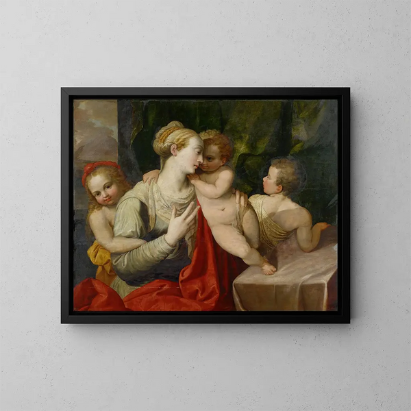 Charité - Frans Floris — quadro incorniciato alla parete