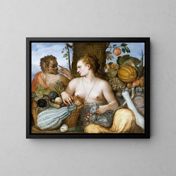 Pomone - Frans Floris — quadro incorniciato alla parete